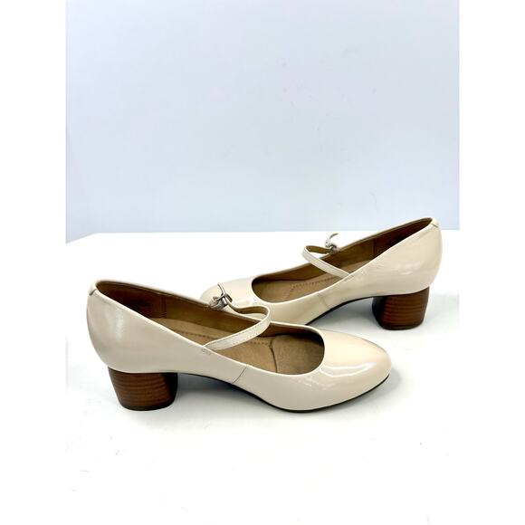 Earth Women's Rumer Mary Jane Block Heel Pumps Size 6.5M Ivory NWT and BOX - Picture 5 of 6